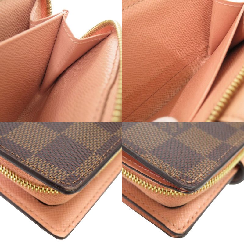 Louis Vuitton Portefeuille Juliette Damier N60380 IC Brown Folded Wallet LV