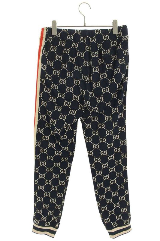 Gucci 496920 X9v05 GG Jacquard Jogging Track Long Pants Men's S