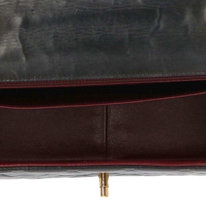 Chanel Matelasse 30 A04412 Coco Mark Lamb Skin Chain Shoulder Bag Women 30