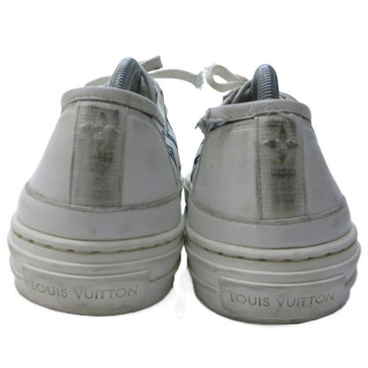 Louis Vuitton Stellar Line Sneakers Low Cut Monogram White 42 Approx 28cm