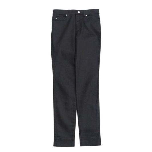 Louis Vuitton Skinny Pants Size 34 Stretch Tapered Slim Fit Leather Logo