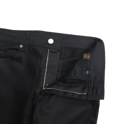 Louis Vuitton Skinny Pants Size 34 Stretch Tapered Slim Fit Leather Logo