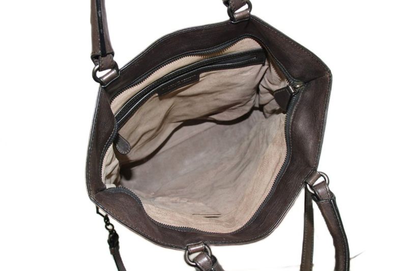 Bottega Veneta Intrecciato Tote Bag 2WAY Leather Dark Brown Tk-oh