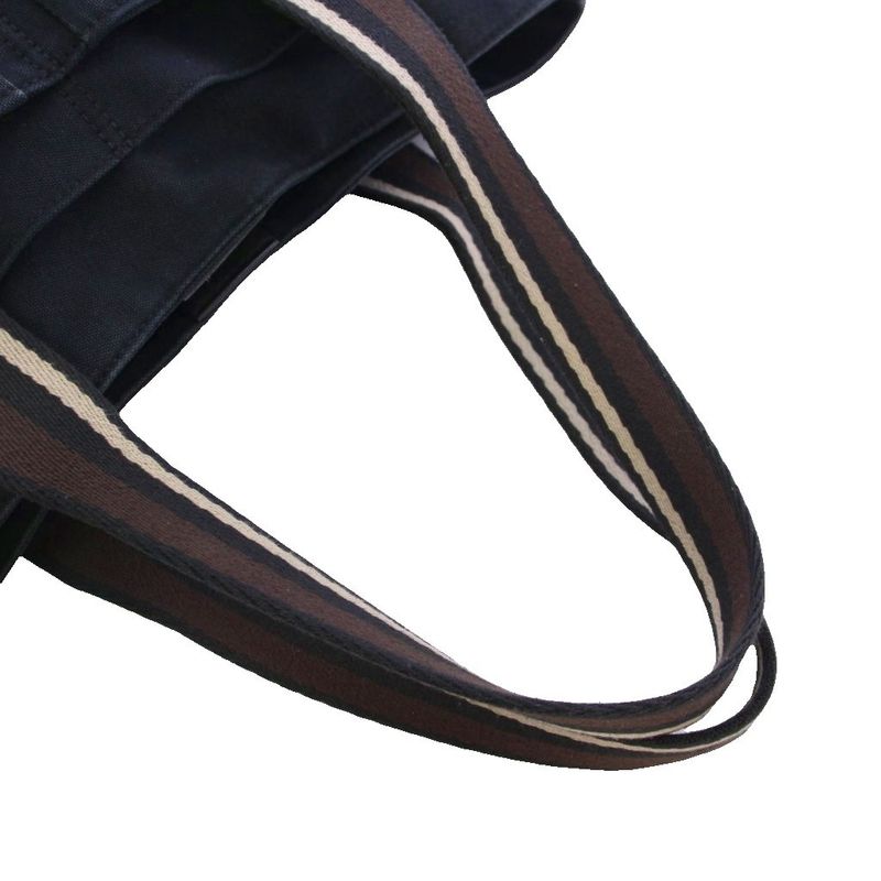 Hermes Troca Horizontal MM Tote Handbag Canvas Black BB - OH