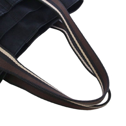 Hermes Troca Horizontal MM Tote Handbag Canvas Black BB - OH