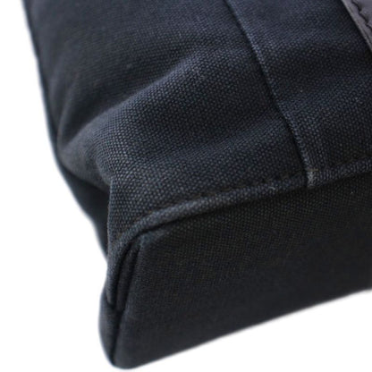 Hermes Troca Horizontal MM Tote Handbag Canvas Black BB - OH