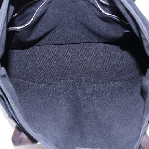 Hermes Troca Horizontal MM Tote Handbag Canvas Black BB - OH