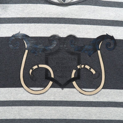 Hermes Linstruction Du Roy Imperialism Dress Size 34 Harness Striped Sweatshirt