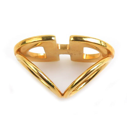 Celine Scarf Ring Logo Gold