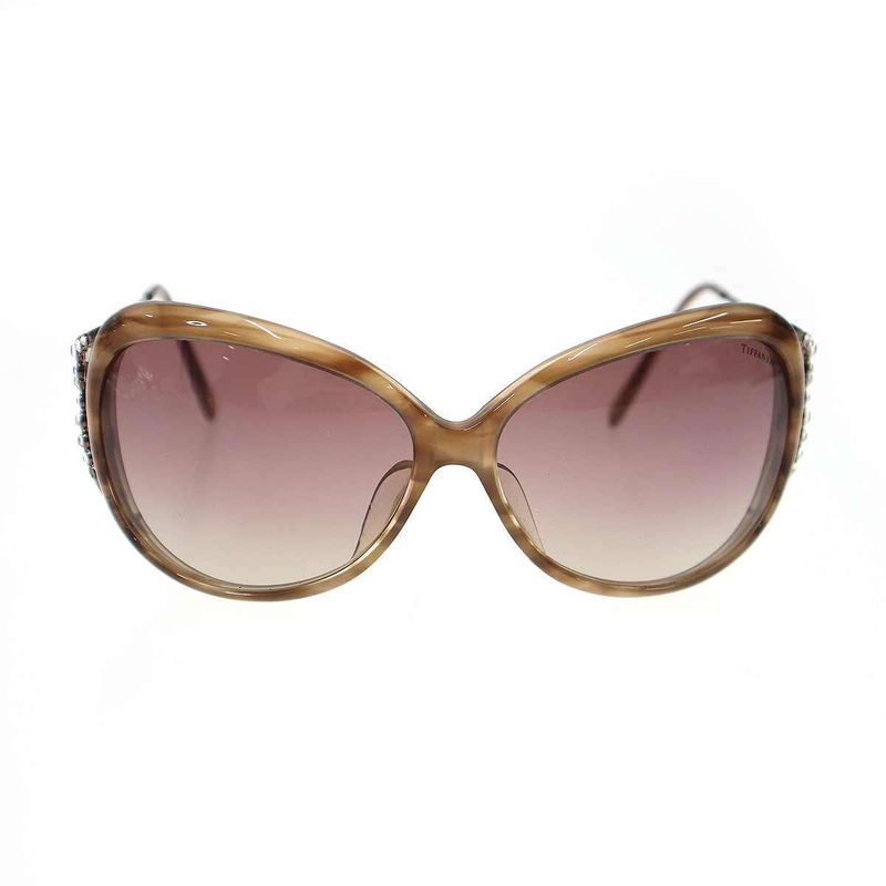 Tiffany & Co Tiffany & Co Rhinestone Design Sunglass Es Eyewear Tf4035b Beige