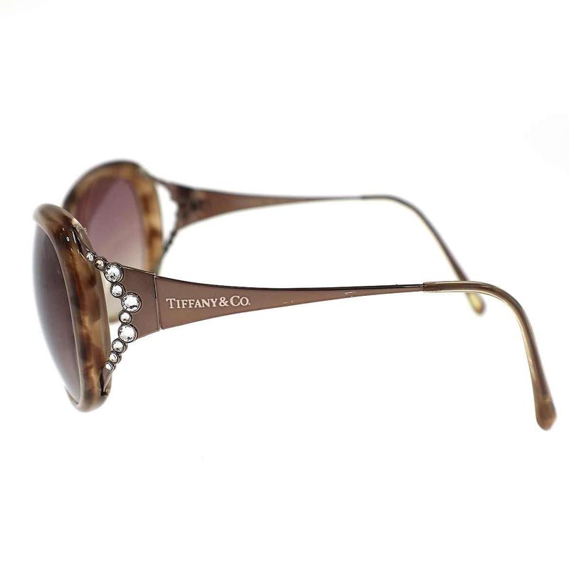 Tiffany & Co Tiffany & Co Rhinestone Design Sunglass Es Eyewear Tf4035b Beige