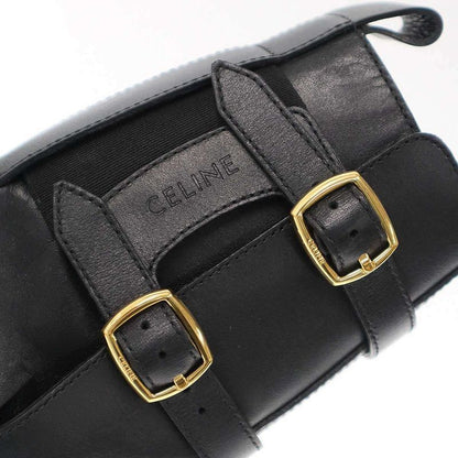 Celine Bulky Buckle Medium Boots Be0212 Black 36