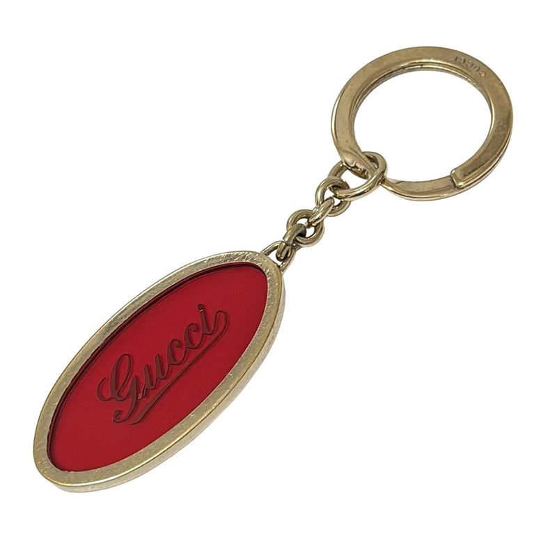 Gucci Key Holder (charm ) - Red and Gold
