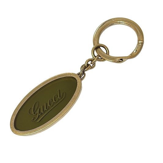 Gucci Key Holder (charm ) - Dark Green and Gold