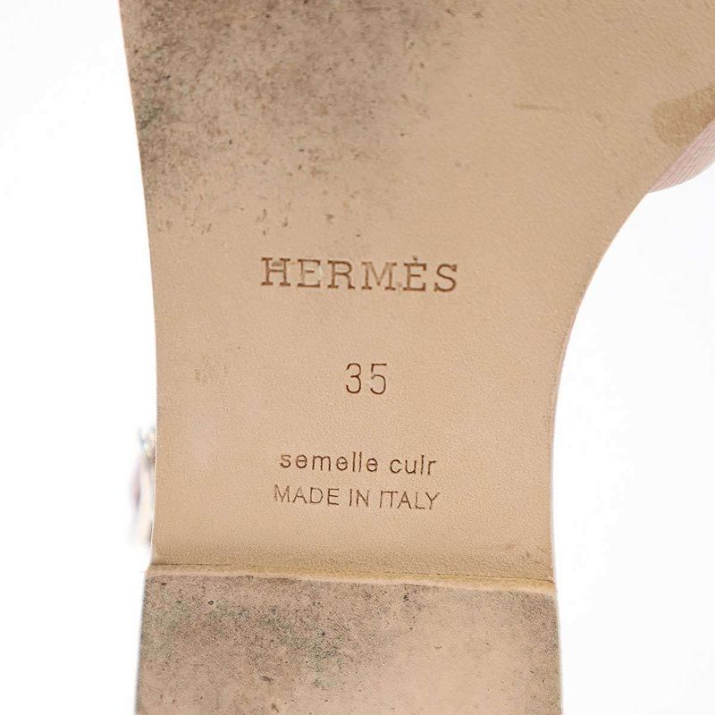 Hermes Santorini Sandals Santorini Sandals Pink 35