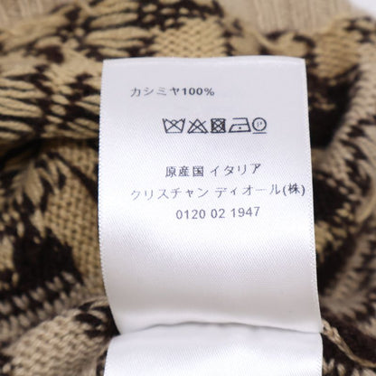 Christian DIOR  154s02am006 Leopard Print 100% Cashmere Knit