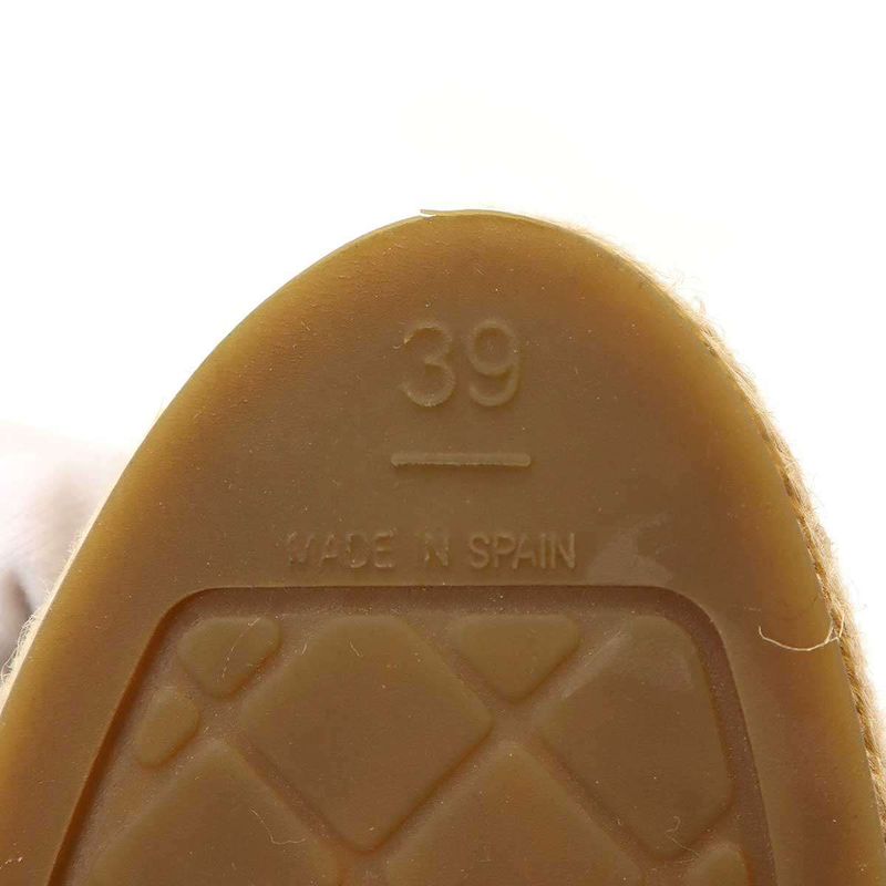 Chanel Coco Marc Matelasse Tweed Espadrilles Shoes G39028 Pink 39