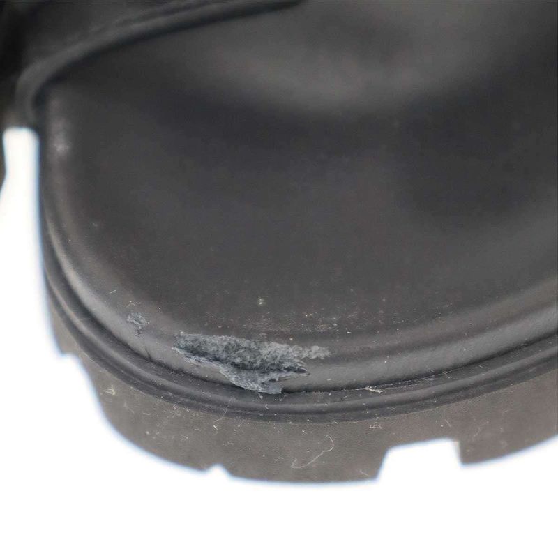 Prada Triangle Lo Velcro Strap Sandals 2x3129 Black 8