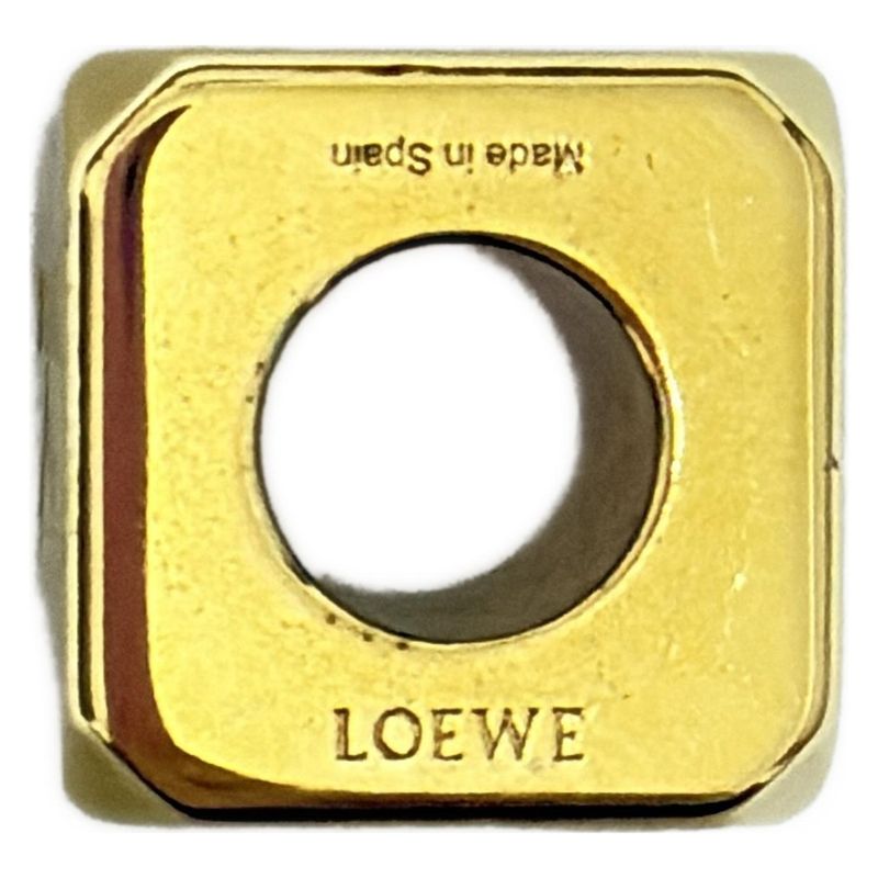Loewe Key Holder (charm ) Dice Small Gold K
