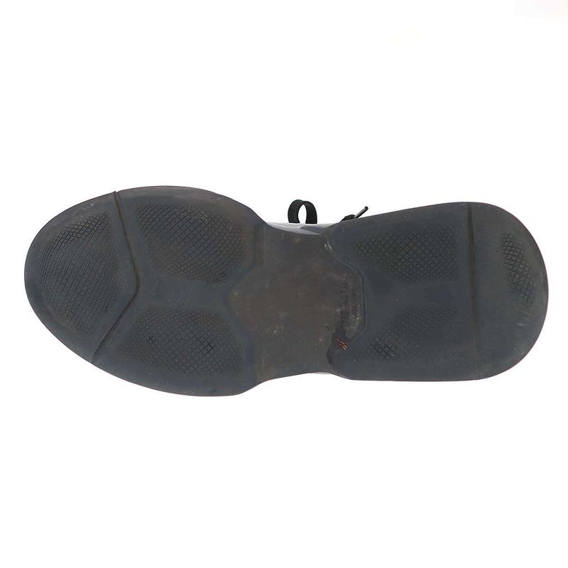 Prada Polarius Leather Sneakers Navy 7 1 2