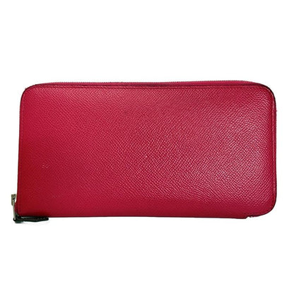 Hermes Azap Long Silk-in Rose Extreme Round Zipper Long Wallet