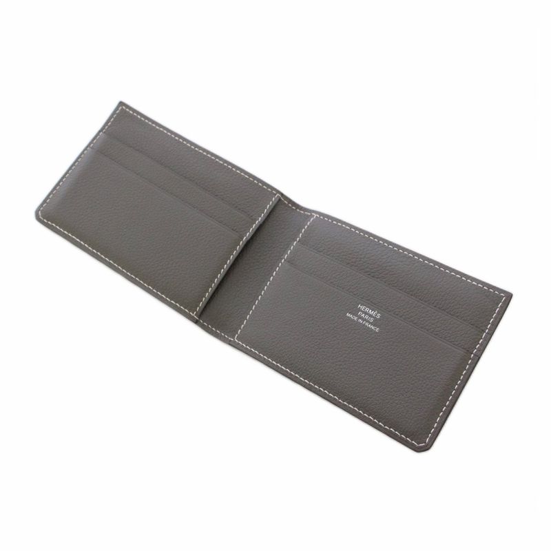 Hermes 23 H Sériere Stamped B Other Wallets Khaki