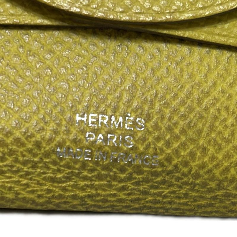 Hermes Coin Case Bastia Lime