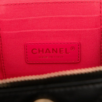 Chanel Coco Mark Chain Bag Vanity Bag Black Ladies Chanel