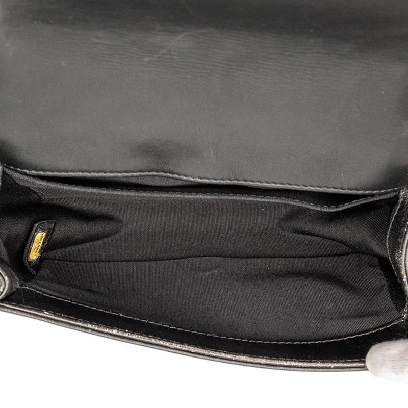 Chanel Coco Mark Studded Boy Chanel 20 Chain Bag Black Ladies Chanel