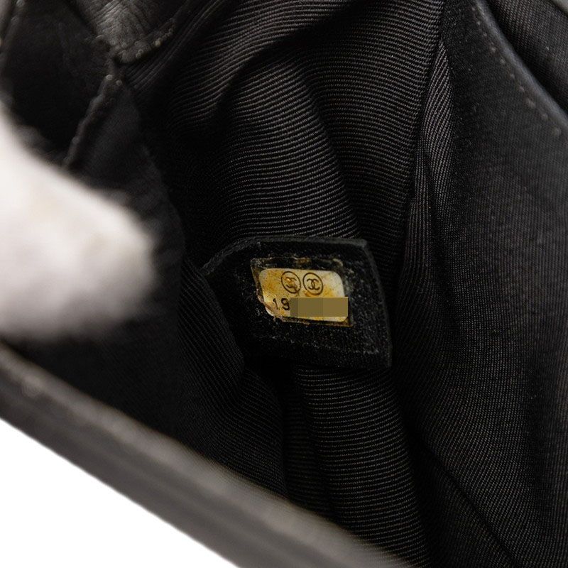 Chanel Coco Mark Studded Boy Chanel 20 Chain Bag Black Ladies Chanel