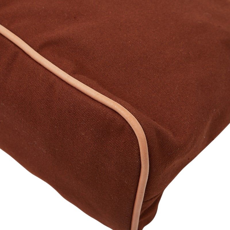 Hermes Bolide Pouch GM Brown Cotton Ladies Hermes