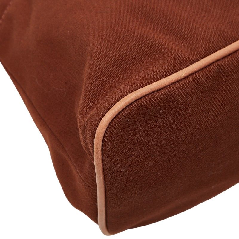 Hermes Bolide Pouch GM Brown Cotton Ladies Hermes