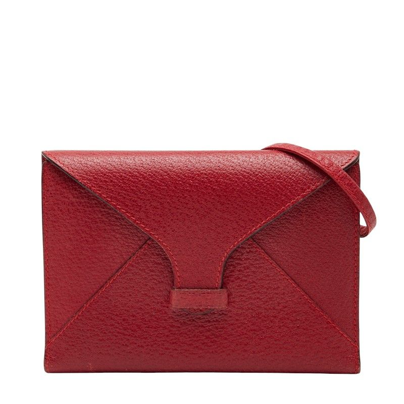 Gucci Wallet 030 281 0688 Red Leather Women's Gucci