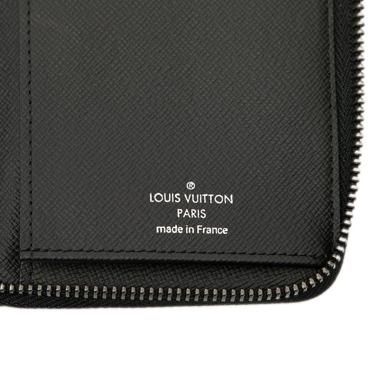 Louis Vuitton Eclipse Zippy Wallet Round Zipper Long Wallet M62295 Black Gray