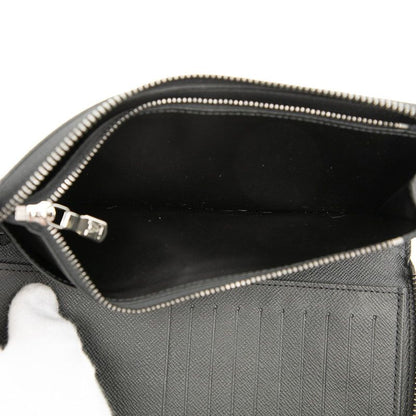Louis Vuitton Eclipse Zippy Wallet Round Zipper Long Wallet M62295 Black Gray