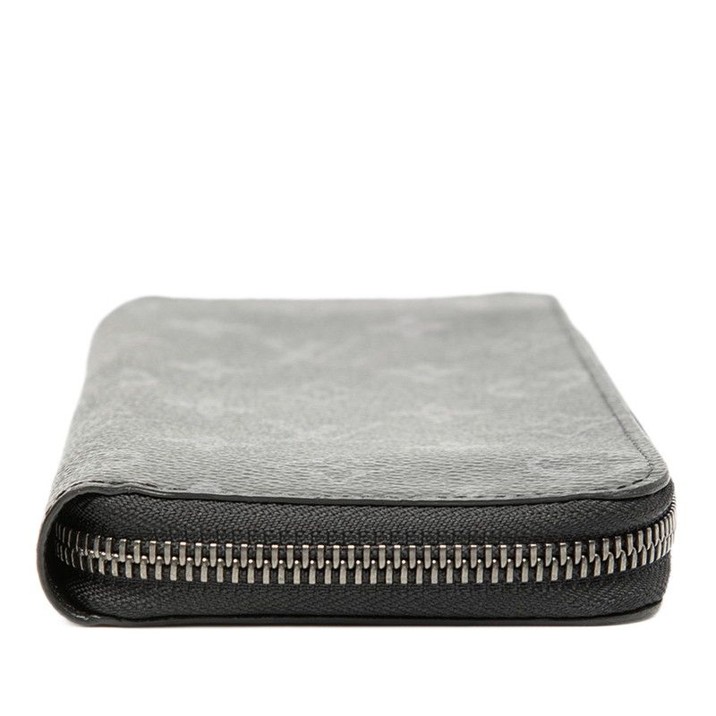 Louis Vuitton Eclipse Zippy Wallet Round Zipper Long Wallet M62295 Black Gray