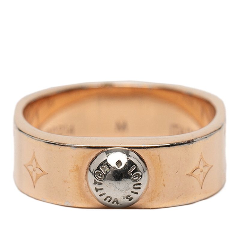 Louis Vuitton Burg Ring #m Mo0214 Pink Gold Plated Ladies Louis Vuitton