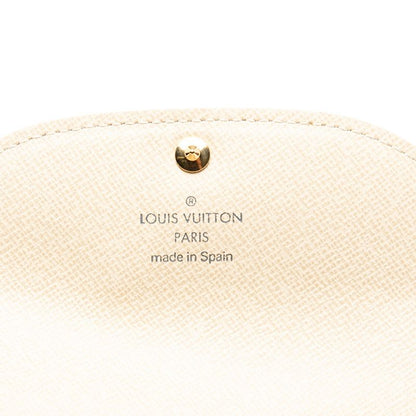 Louis Vuitton Damier Azure Santure Solo M9835 White PVC Leather Women Louis