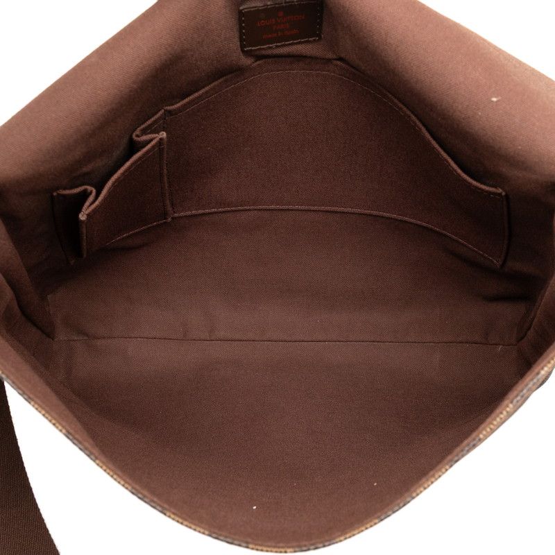 Louis Vuitton Damier MM Bag N51211 Brown PVC Leather Women Louis Vuitton