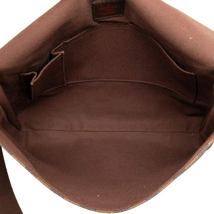 Louis Vuitton Damier MM Bag N51211 Brown PVC Leather Women Louis Vuitton