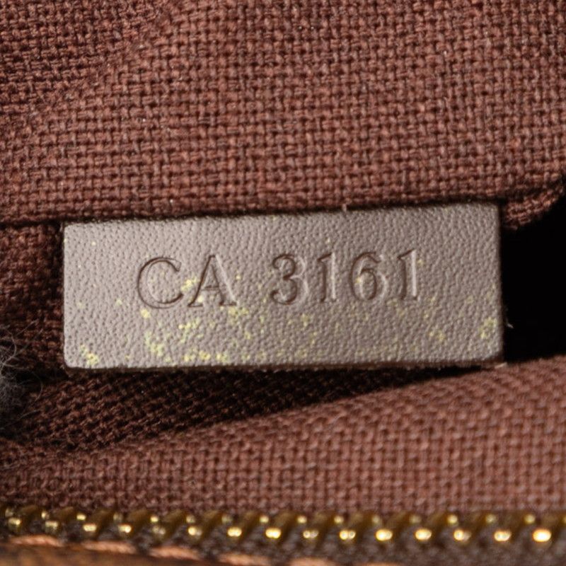 Louis Vuitton Damier MM Bag N51211 Brown PVC Leather Women Louis Vuitton