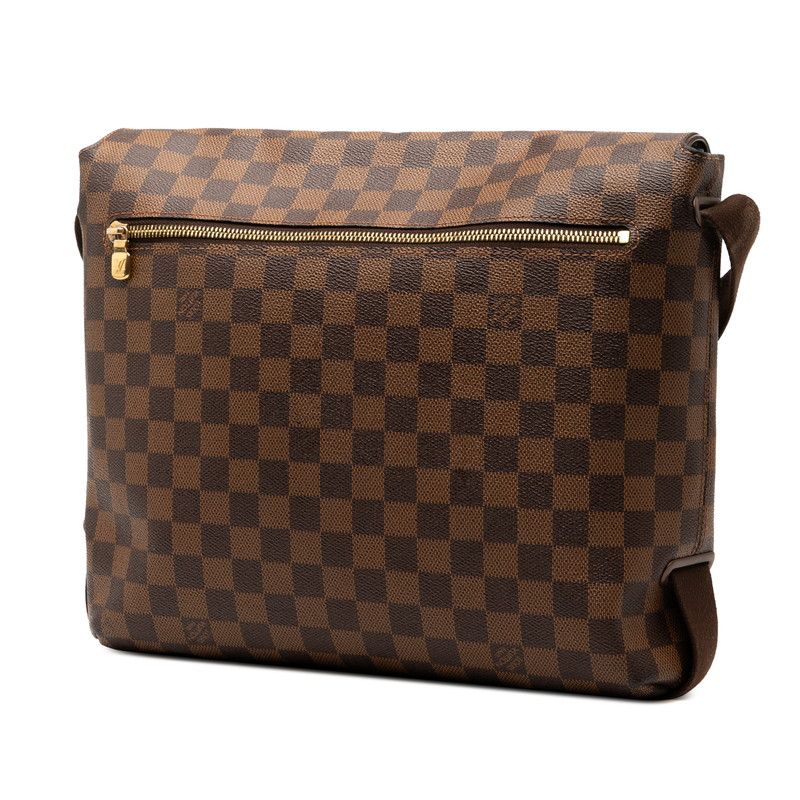 Louis Vuitton Damier MM Bag N51211 Brown PVC Leather Women Louis Vuitton