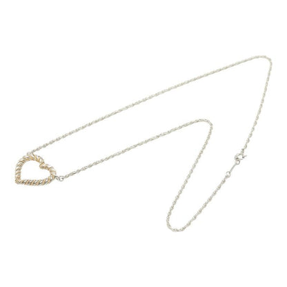 Tiffany & Co Twisted Heart Sv925 Silver 18k Yellow Gold Yellow Gold Ladies