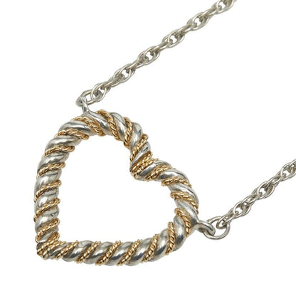 Tiffany & Co Twisted Heart Sv925 Silver 18k Yellow Gold Yellow Gold Ladies