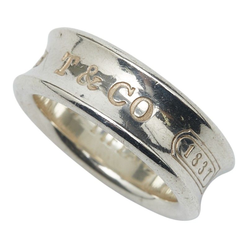 Tiffany & Co 1837 Narrow Ring Sv925 Silver Ladies Tiffany & Co