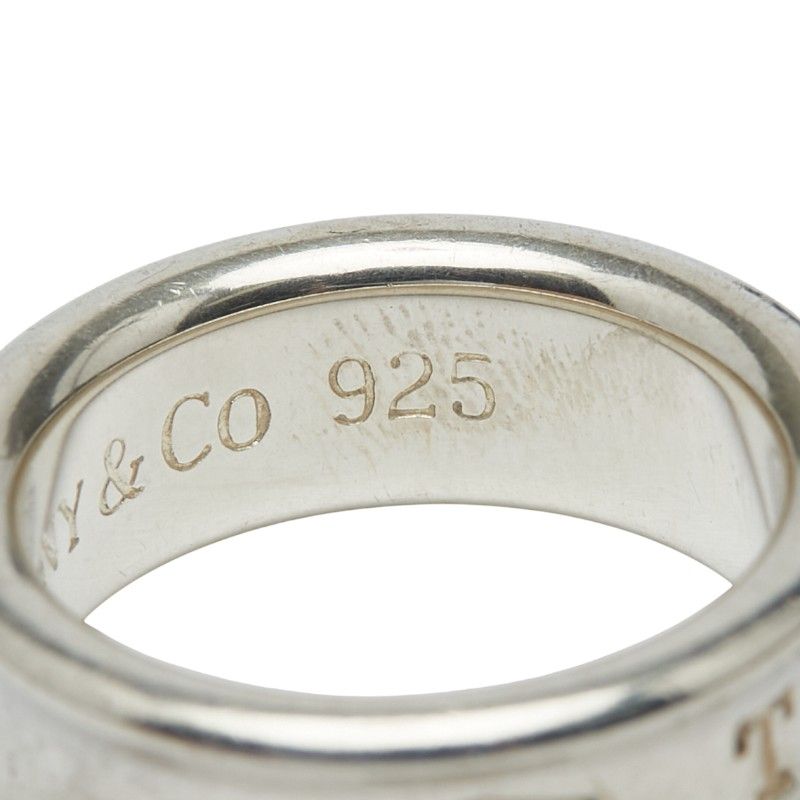 Tiffany & Co 1837 Narrow Ring Sv925 Silver Ladies Tiffany & Co