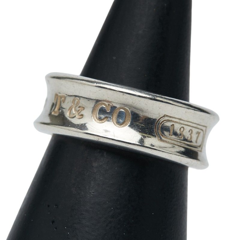 Tiffany & Co 1837 Narrow Ring Sv925 Silver Ladies Tiffany & Co
