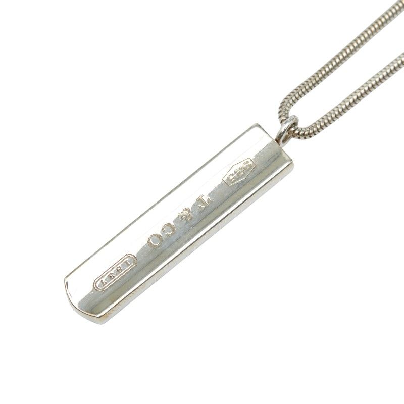 Tiffany & Co 1837 Bar Tag Sv925 Silver Ladies Tiffany & Co