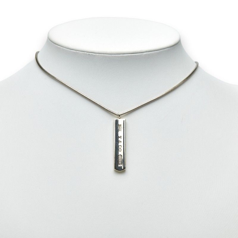 Tiffany & Co 1837 Bar Tag Sv925 Silver Ladies Tiffany & Co