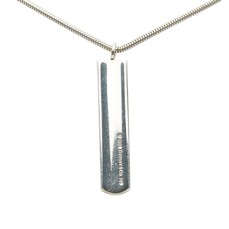 Tiffany & Co 1837 Bar Tag Sv925 Silver Ladies Tiffany & Co